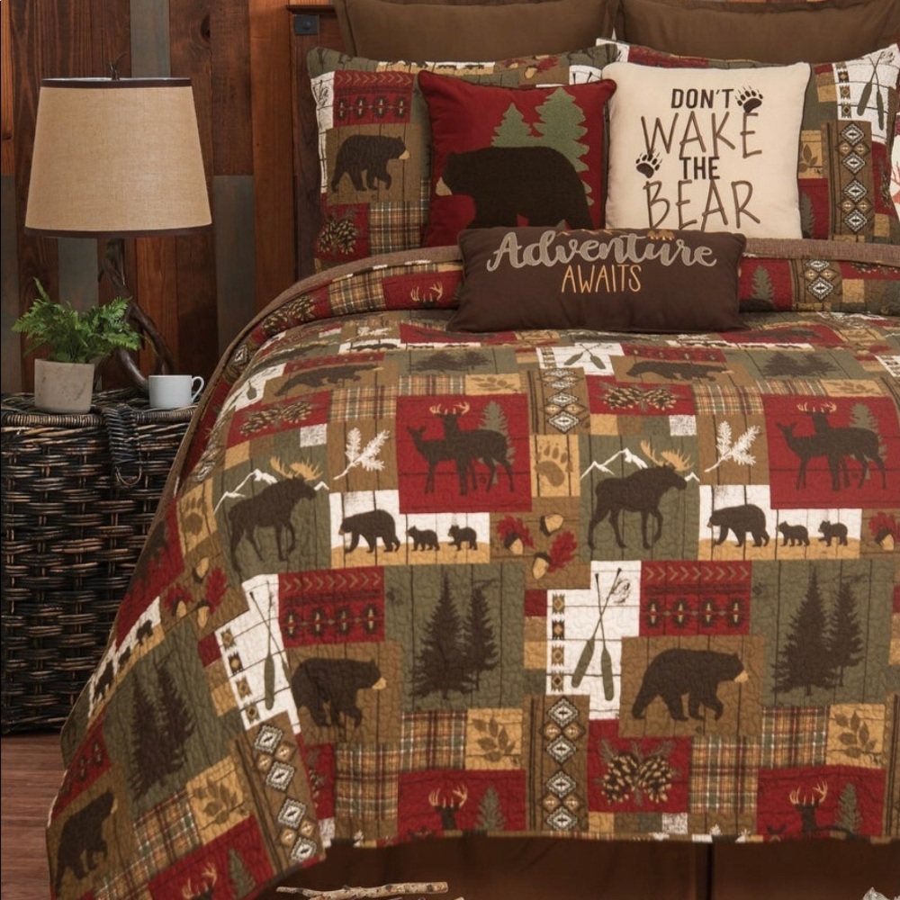 NWT- C and f Home Timber Trails Twin Set